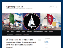 Tablet Screenshot of lightningfleet50.org